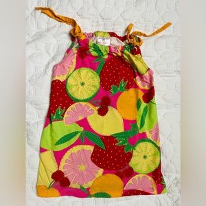 Hanna Anderson Girls Fruit Print Dress